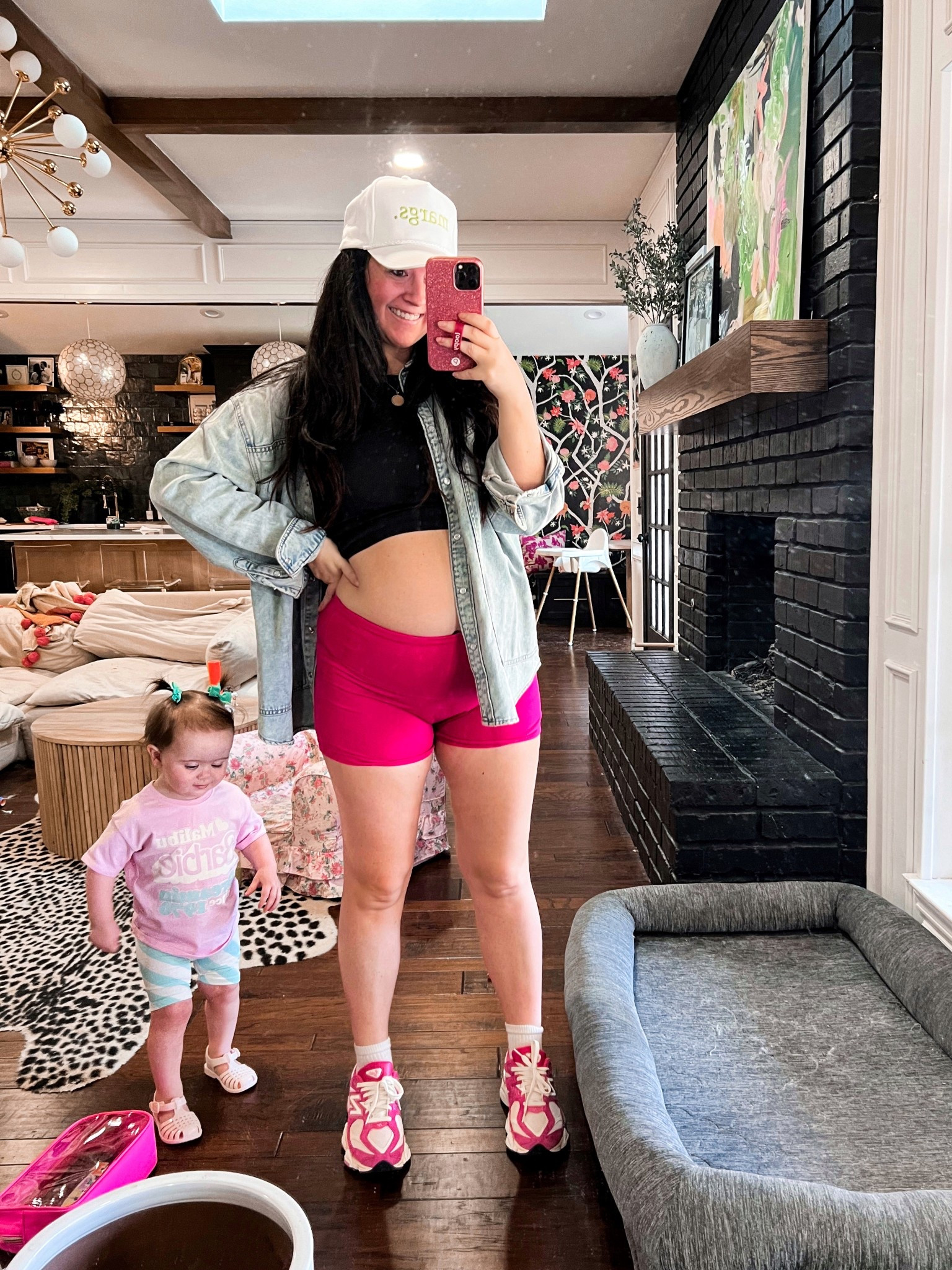 Pregnant summer girl mom toddler Barbie retro SnapBack hat spring trucker hat Amazon target

#LTKBump #LTKStyleTip #LTKBaby