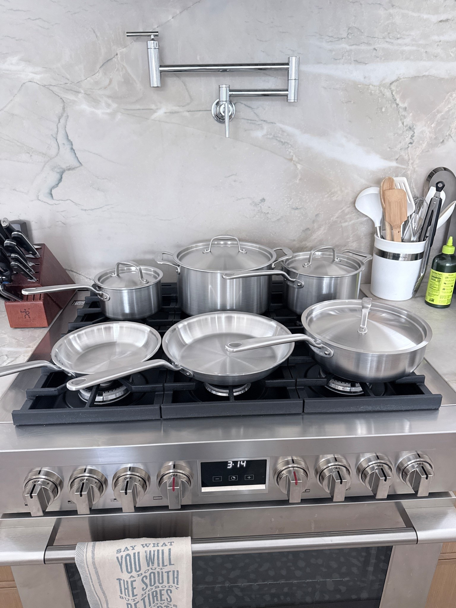 New pans that I’m loving! They aren’t as hard to cook in as I thought and will last a long time with no toxic chemicals. I did a bunch of research and these got amazing reviews for the money as well and are made in the USA!

#LTKfoodie #LTKSaleAlert #LTKHome