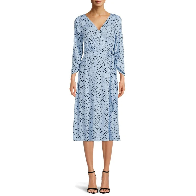 BeachLunchLounge Women's Print Wrap Dress | Walmart (US)