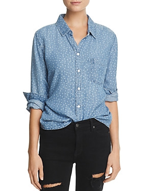 Rails Ingrid Heart Print Chambray Shirt | Bloomingdale's (US)
