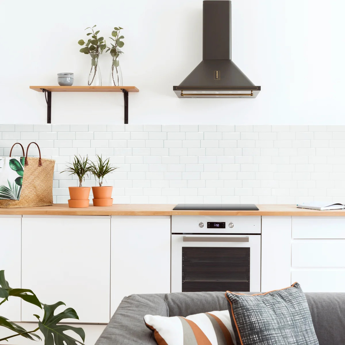 Peel and Stick Gel Backsplash Tile Metro 12'' x 8'' | Wayfair North America