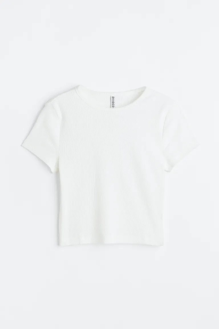 Ribbed Crop Top | H&M (US + CA)
