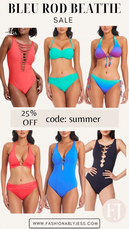 25% off these cute summer swimsuits with the code SUMMER

#LTKSwim #LTKOver40 #LTKStyleTip