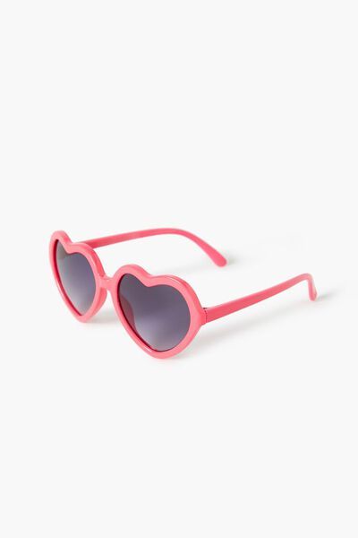 Girls Heart Frame Sunglasses (Kids) | Forever 21 (US)