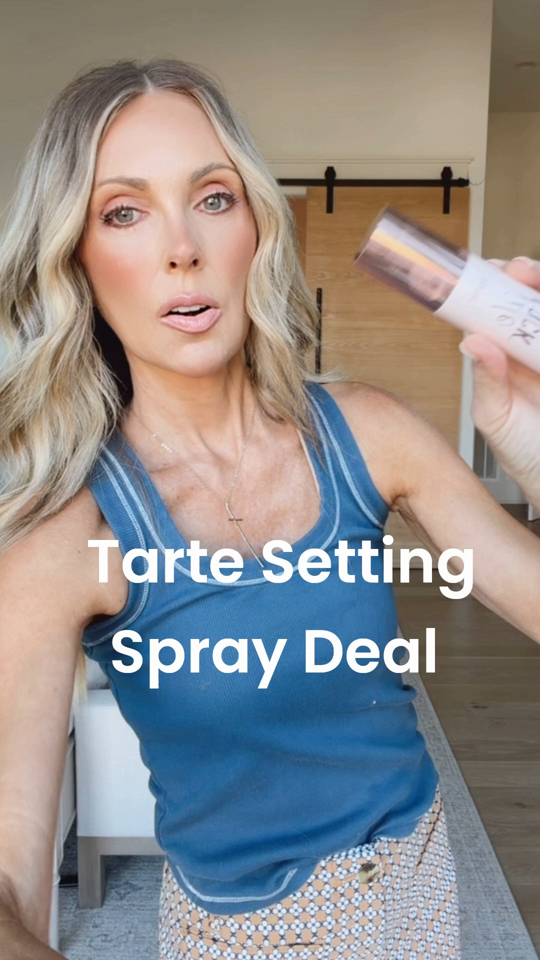 Snag Tarte's Life Lock Setting Spray as part of Tarte's Summer Hot Deals. 

#tartepartner @Tarte #ad