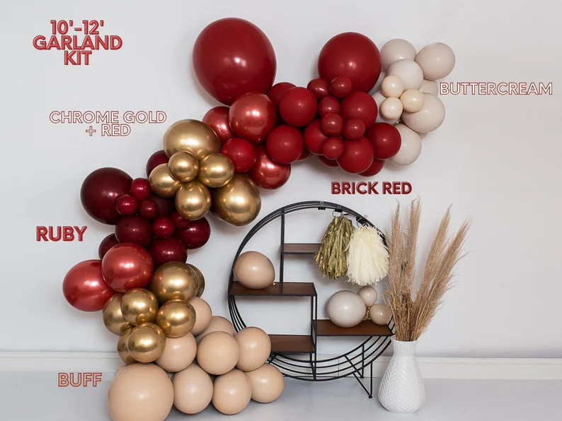 Charlotte DIY Balloon Garland Arch Kit  Chalk Matte Colors  - Etsy | Etsy (US)