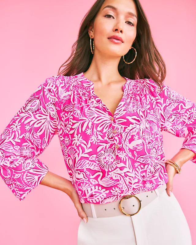 Elsa Silk Top | Lilly Pulitzer | Lilly Pulitzer