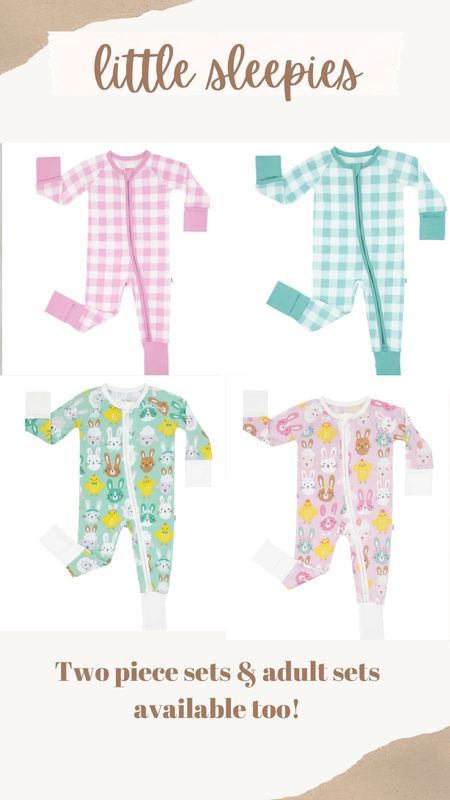 Little Sleepies has the cutest new prints for Easter, we love their zippys and two piece pajamas! They even have matching sets for mom and dad! Perfect for your Easter Baskets! @littlesleepies #littlesleepiespartner #ad

#LTKSeasonal #LTKfamily #LTKkids