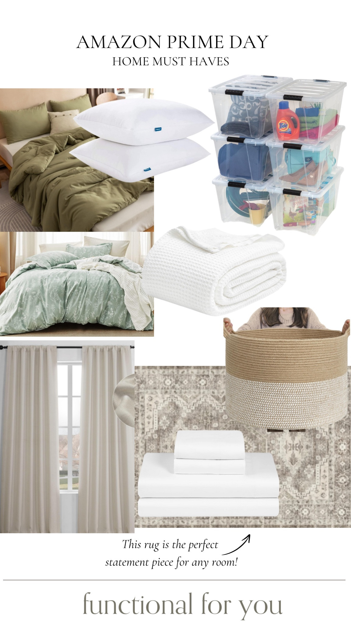 Prime Day must haves for the home!





Prime day sale, Amazon prime day, curtains, area rug, bed thing, sheets, oversized basket, pillows, throw blankett

#LTKHome #LTKSummerSales #LTKStyleTip
