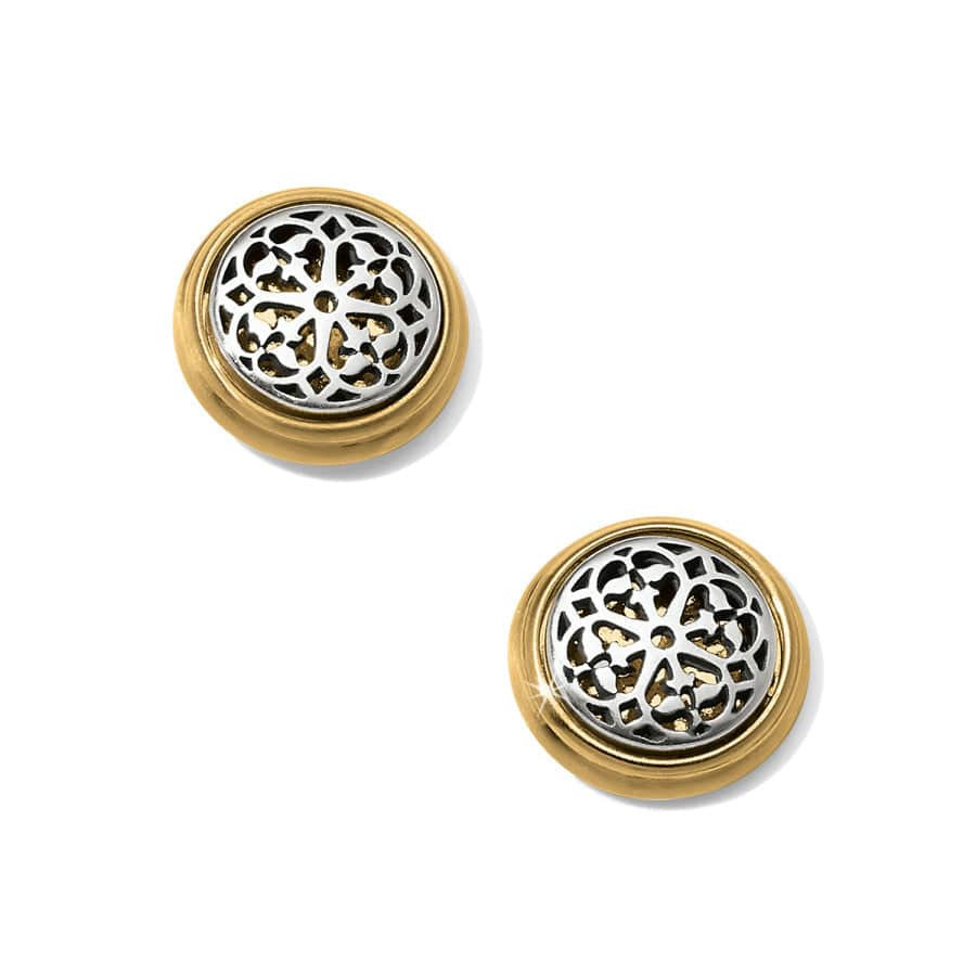 Ferrara Two Tone Post Earrings | Brighton