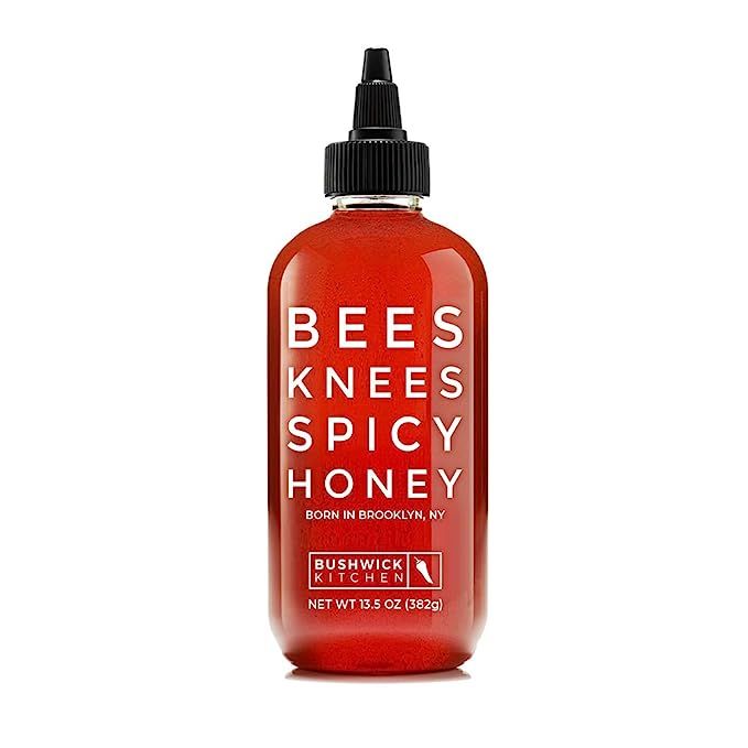 Bushwick Kitchen Bees Knees Spicy Honey, Wildflower Honey mixed with Habanero Peppers, 13.5 Ounce... | Amazon (US)