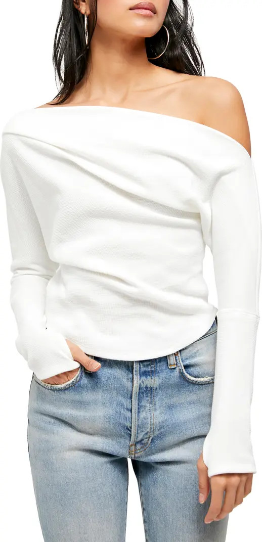 Free People We the Free Fuji Off the Shoulder Thermal Top | Nordstrom | Nordstrom