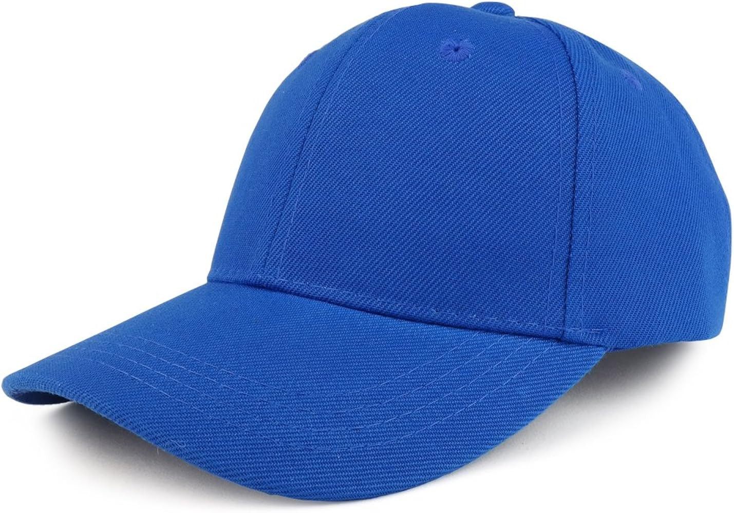Trendy Apparel Shop Plain Youth Size Kid's Adjustable Structured Baseball Cap | Amazon (US)