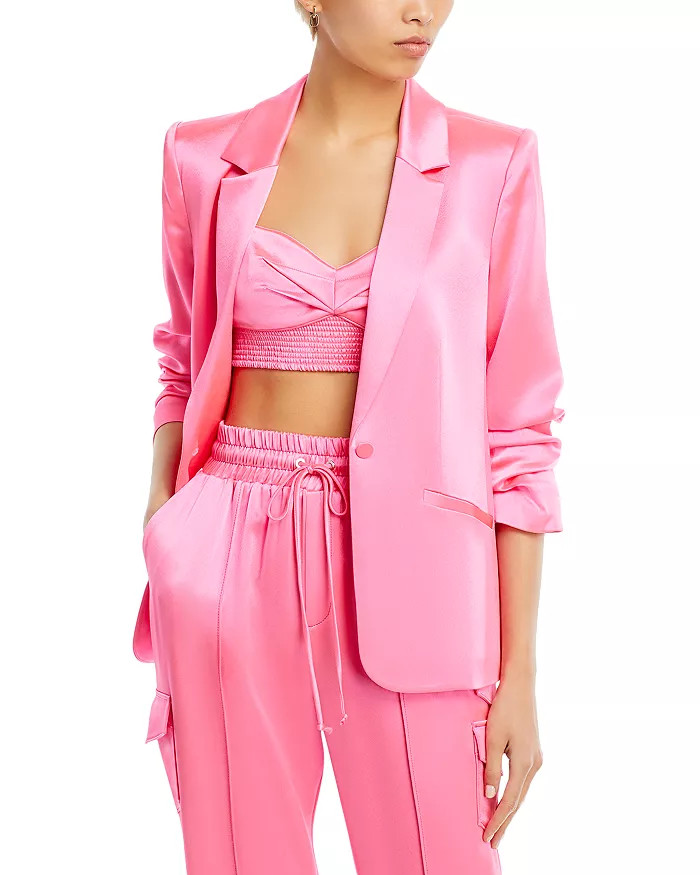 Kylie Satin Blazer | Bloomingdale's (US)