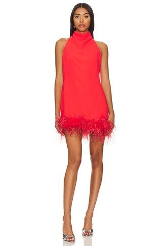 Amanda Uprichard Lunaria Mini Dress in Crimson from Revolve.com | Revolve Clothing (Global)
