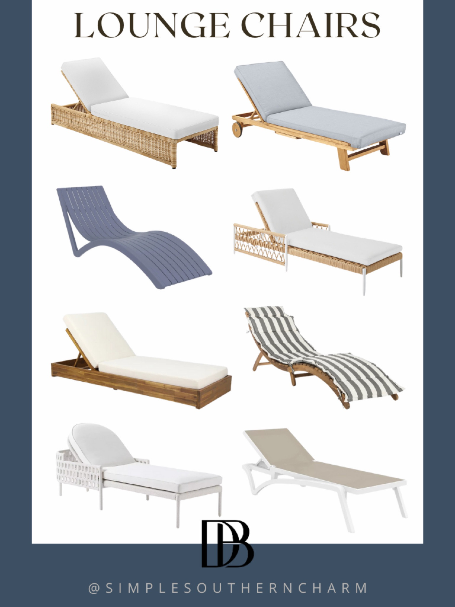 Relaxation redefined with these stylish lounge chairs - whether poolside or just soaking up the sun! #PoolsideChair #Outdoor #LoungeChair



#LTKhome #LTKsalealert