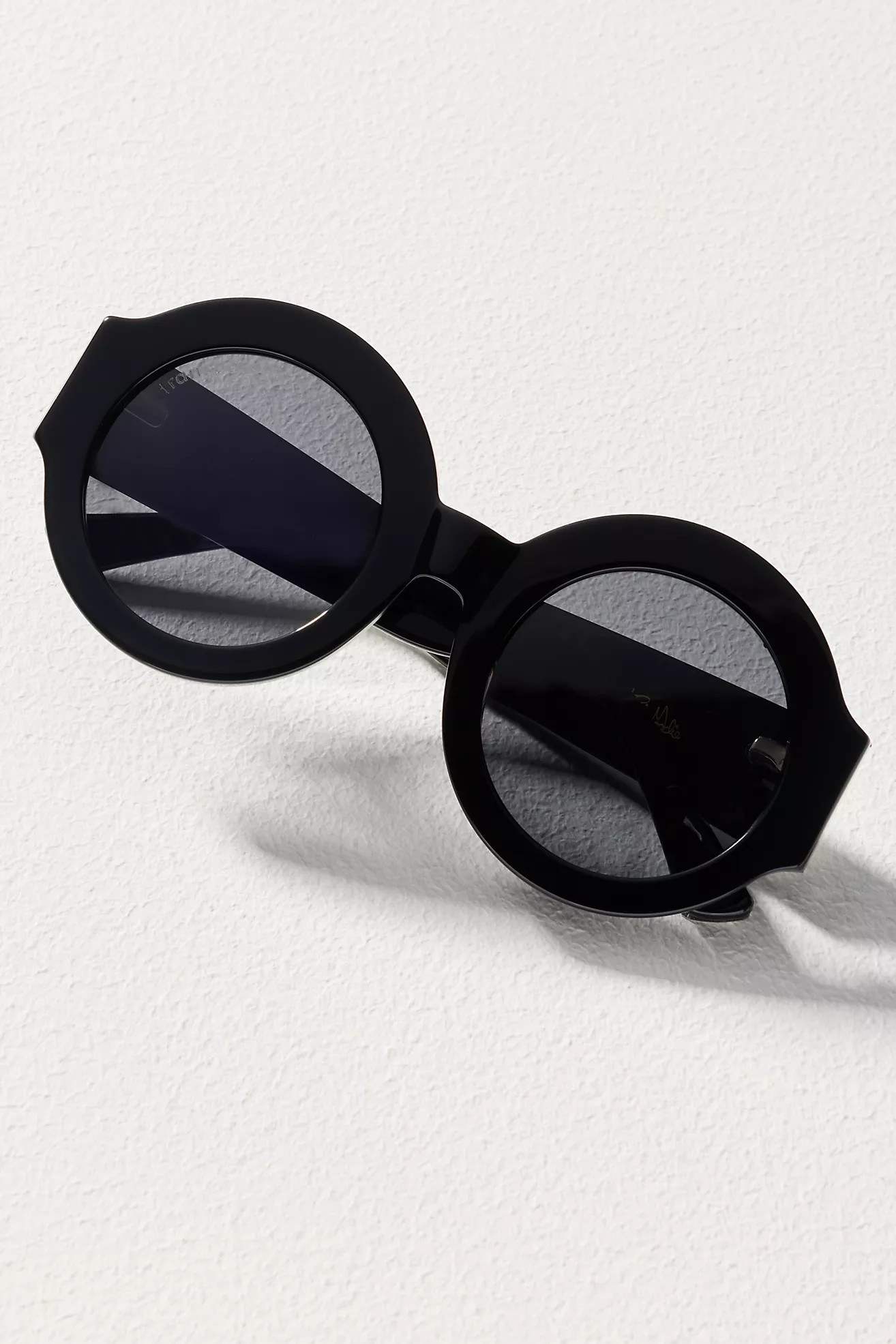 Transparent Circle Mirrored Temple Sunglasses | Anthropologie (US)