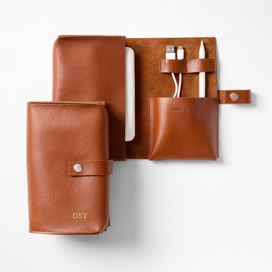 Graham Leather Travel Tech Organizer | Mark and Graham