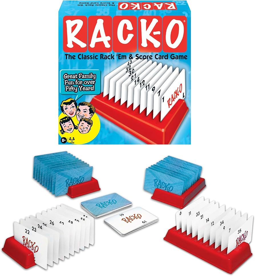 Winning Moves Rack-O Retro Game Games USA, Classic Tabletop Game Enjoyed by Families Since The 19... | Amazon (US)