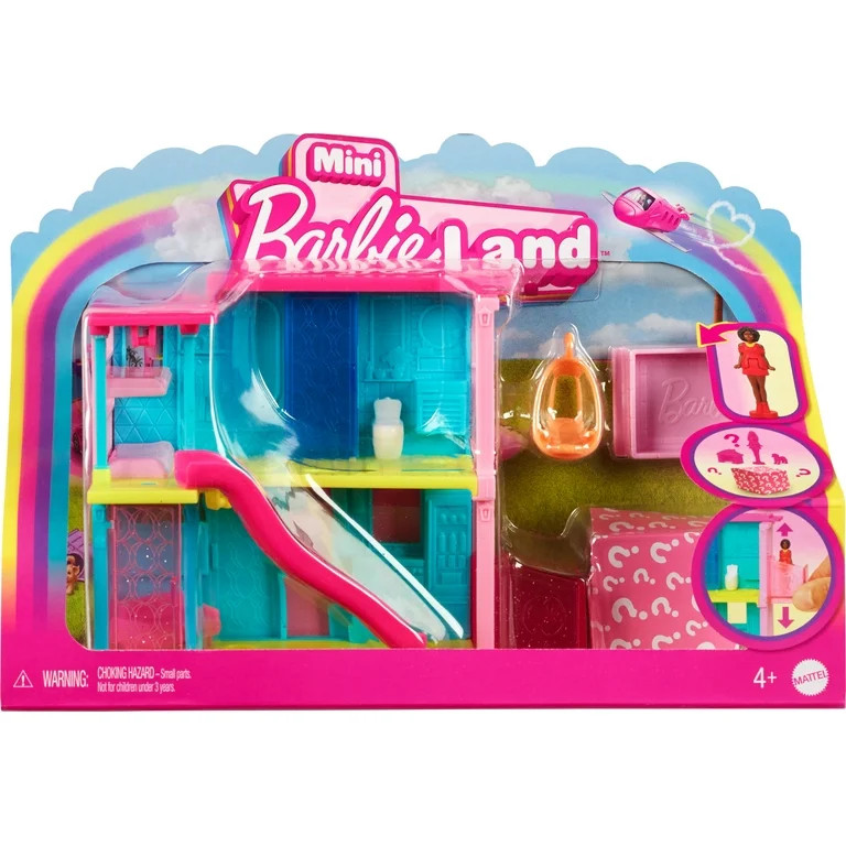 ​Barbie Mini BarbieLand Doll House Sets, Mini Dreamhouse (Styles May Vary), Multicolor | Walmart (US)