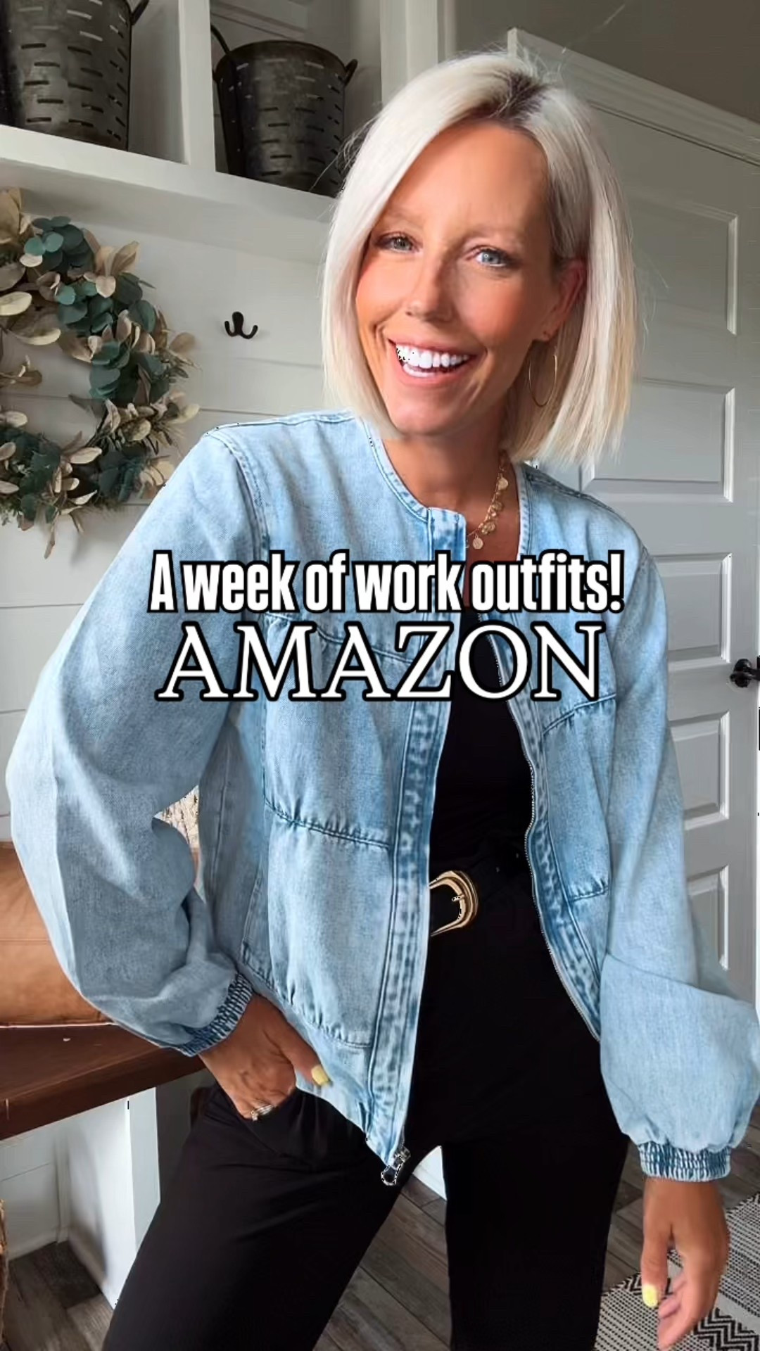 Here’s a week of @amazon work wear! Perfect for fall and comfy too!!!
⬇️⬇️⬇️
Wearing size small in everything except the striped pullover which is size large (runs small)

#LTKSaleAlert #LTKWorkwear #LTKStyleTip