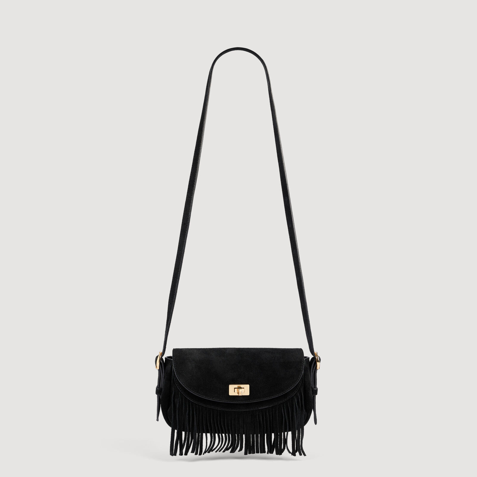 Mini Mambo suede bag | Sandro US | Sandro-Paris US