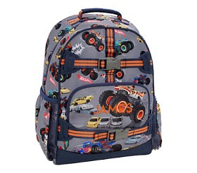 Mackenzie Hot Wheels Monster Trucks™ Backpacks PinterestXCopy LinkEmailPrint | Pottery Barn Kids