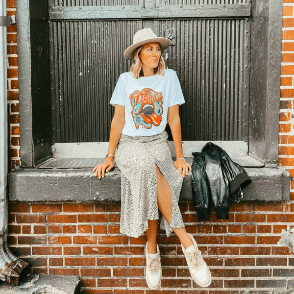 The Rolling Stones Band Tee - White | Mountain Moverz