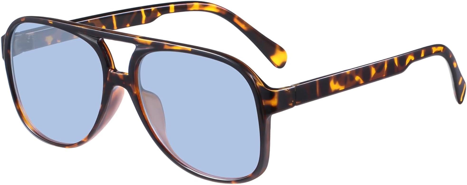 YDAOWKN Retro Aviator Sunglasses for Womens Mens Large Frame Classic 70s Vintage Sunglasses Aviat... | Amazon (US)