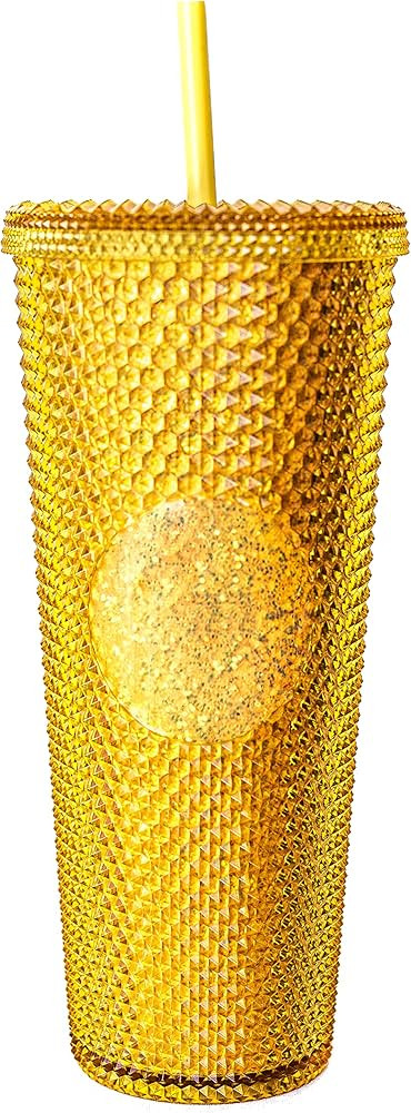 Sterz Studded Tumbler with Straw | Double Wall Tumbler perfect for Hot and Cold Drinks | Iced Cof... | Amazon (US)