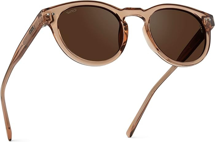 WearMe Pro Round Polarized Sunglasses for Women - Retro Classic UV400 Protection for Driving & Ev... | Amazon (US)