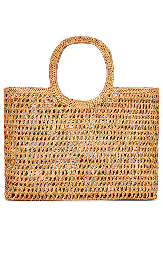Tinsley Tote in Rattan | Revolve Clothing (Global)