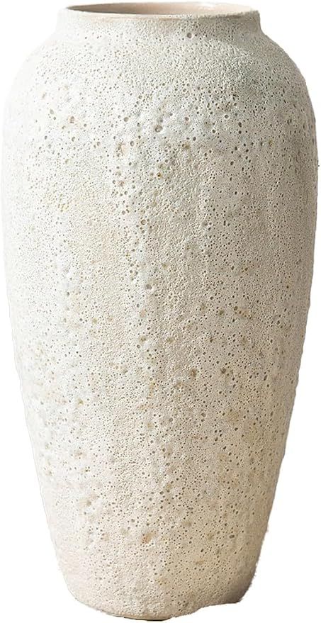 TADIBU Farmhouse Decorative Vases, Plant Pots, 20/29/34cm Tall Stoneware Flowerpots Handmade Cera... | Amazon (US)
