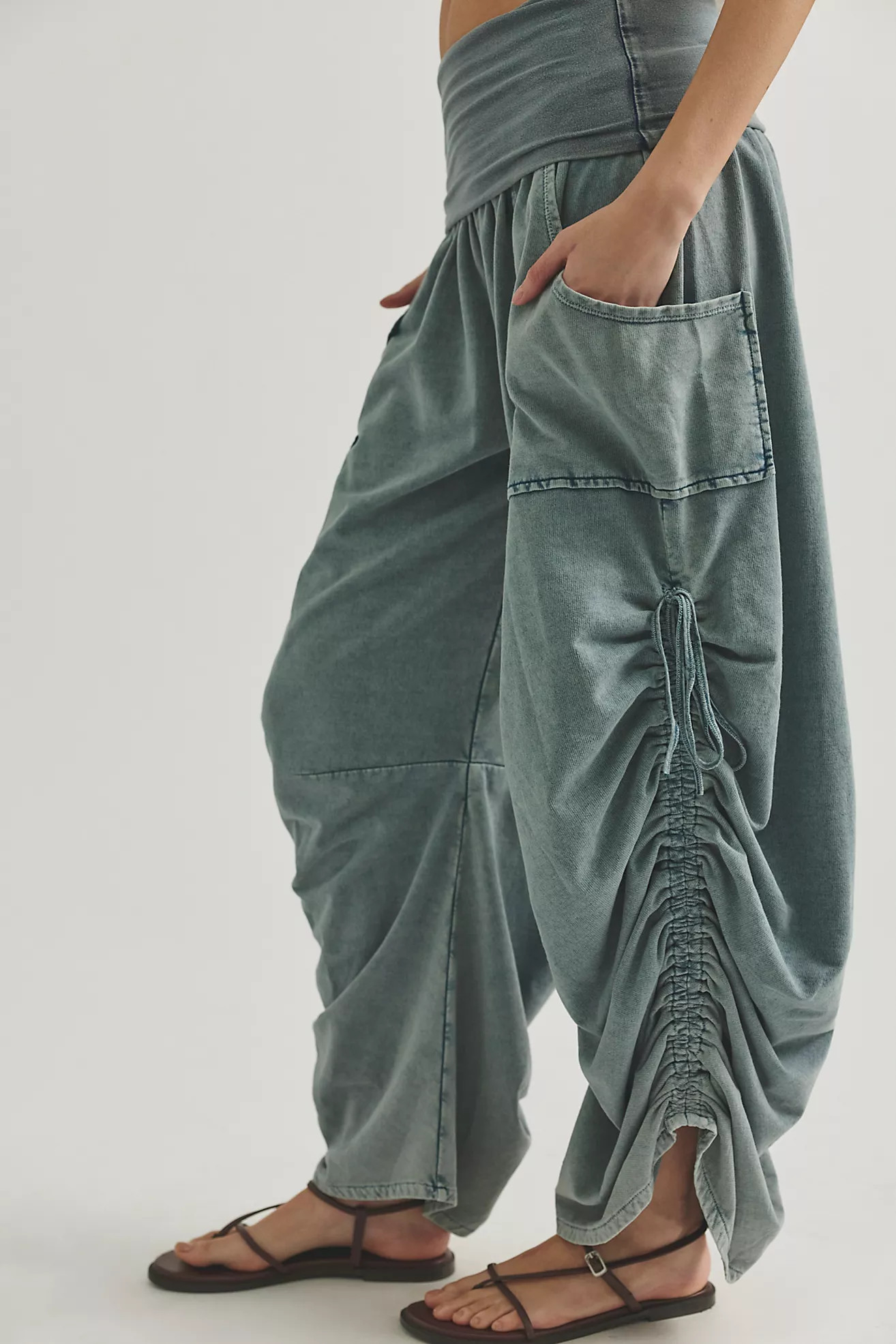 FP One Sawyer Low-Rise Pull-On Knit Pants | Free People (Global - UK&FR Excluded)