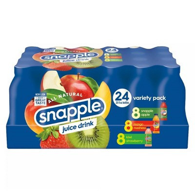 Snapple All Natural Variety Pack Juice Drink - 24pk/20 fl oz Bottles | Target