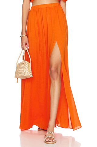 anna nata Cassidy Skirt in Desert Orange from Revolve.com | Revolve Clothing (Global)