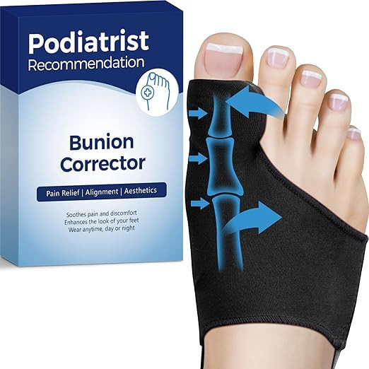 Bunion Corrector for Women and Men, Breathable Big Toe Straightener, Bunion Relief Splint & Pad, ... | Amazon (US)