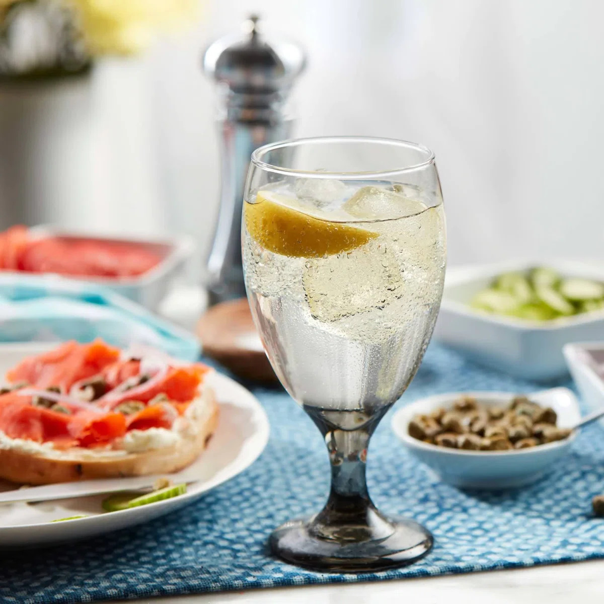 Classic Libbey Smoke Goblet Beverage Glasses (Set of 6) | Wayfair North America