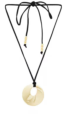 petit moments Disc Corded Necklace in Gold from Revolve.com | Revolve Clothing (Global)