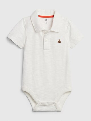 Baby Gap Brannan Bear Polo Bodysuit | Gap (US)