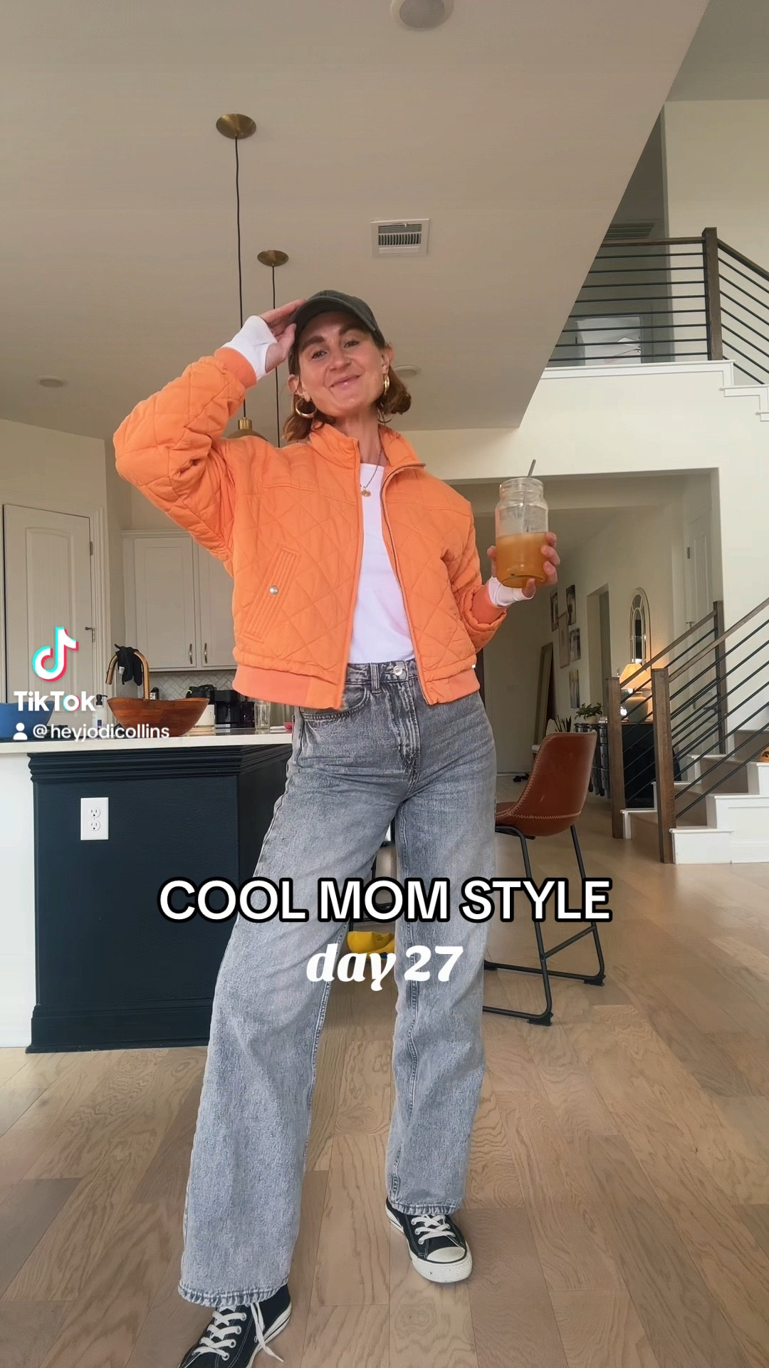 Wearing a medium in the jacket & a 6 in the jeans 🧡

#LTKfindsunder50 #LTKsalealert #LTKstyletip