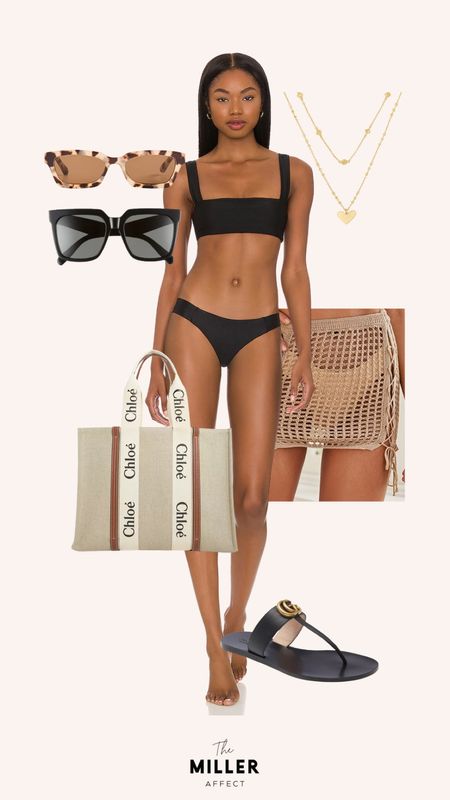 Everyone should have a black swimsuit! You can easily mix and match with them and create new looks! #bikini #vacation #resortwear

#LTKstyletip #LTKswim #LTKitbag