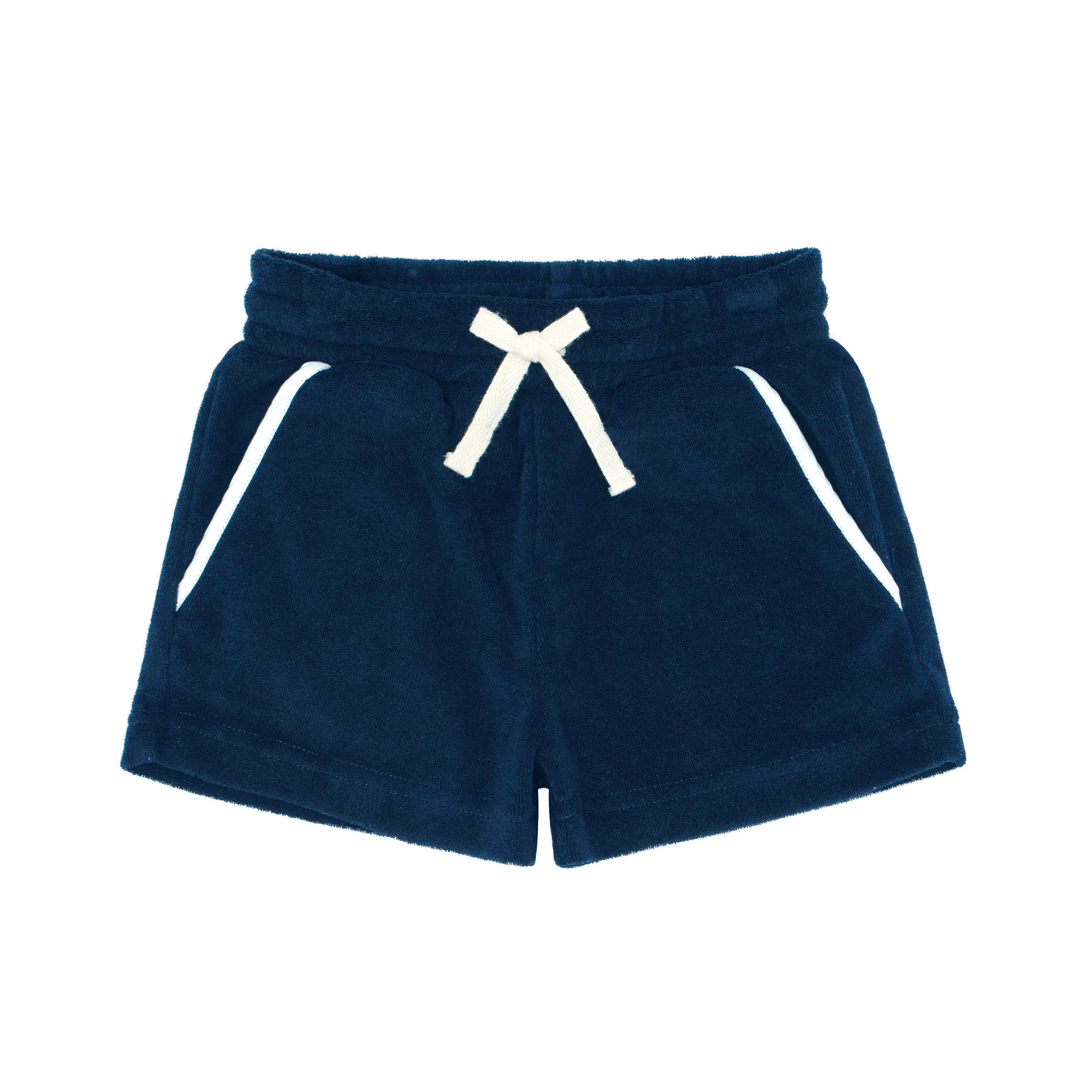 boys navy french terry short | minnow