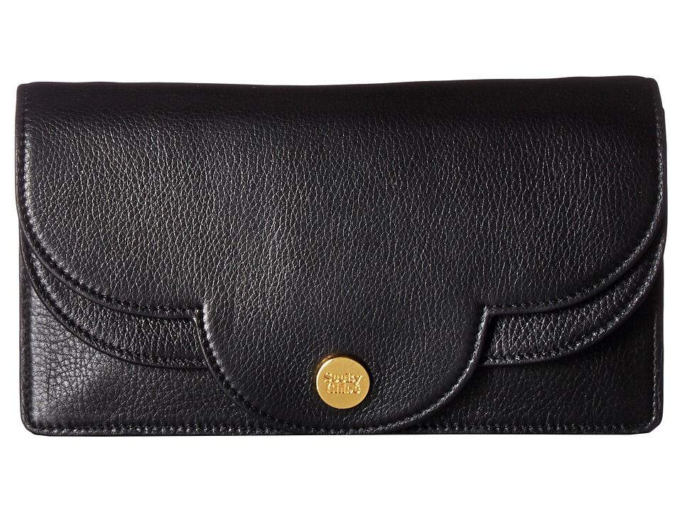 See by Chloe - Polina Clutch with Chain (Black) Clutch Handbags | Zappos