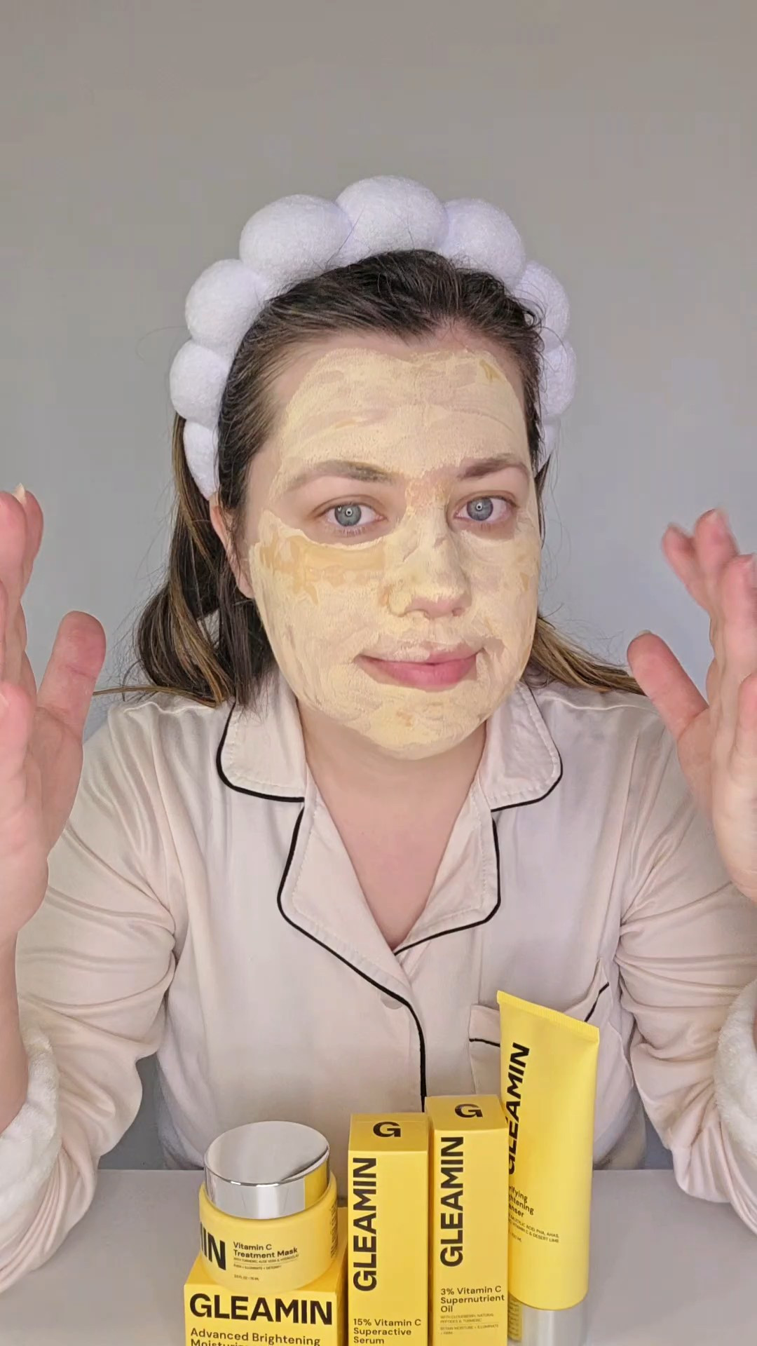 Gleamin Brightening Skincare Bundle – Mask, Serum, Cleanser, Moisturizer & Oil for Dark Spots, Uneven Tone, and Glowing Skin – Complete Vitamin C Skincare Routine#Gleamin #GleamDreamTeam #SkincareRoutine #GlowRoutine #BrighteningSkincare #VitaminC #Niacinamide #TurmericSkincare #DarkSpotCare #EvenSkinTone #HydratedSkin #GlowingSkin

#LTKmorningroutine #LTKselfcare #LTKmomlife