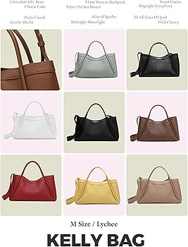 NEWBELLA Kelly Tote Bag for Women, Vegan Leather Hobo Bag with Shoulder Strap, Handbags & Crossbo... | Amazon (US)