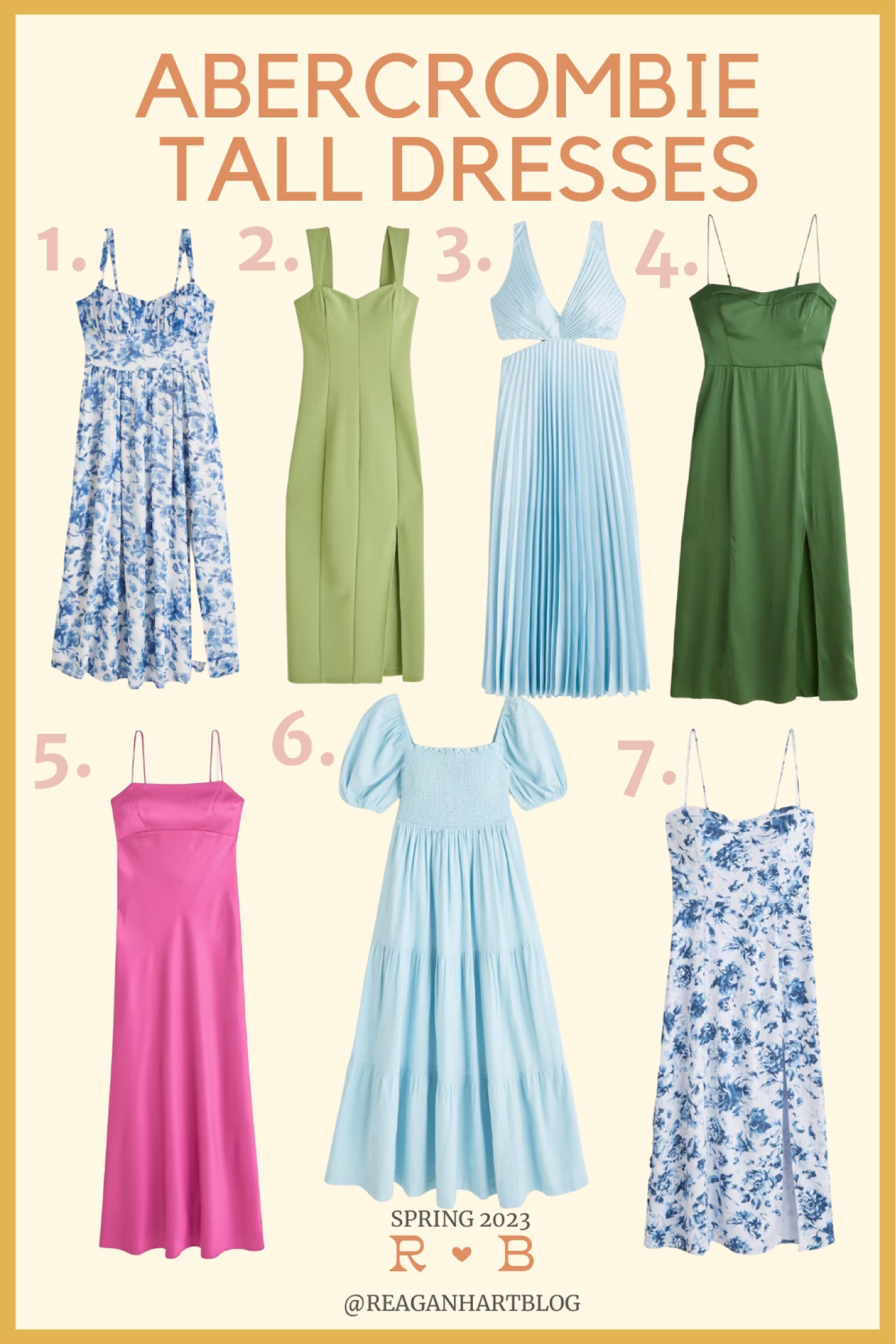 Abercrombie has released some amazing tall friendly spring dresses and I picked my favorites to share with you! 

#LTKSeasonal #LTKU #LTKstyletip