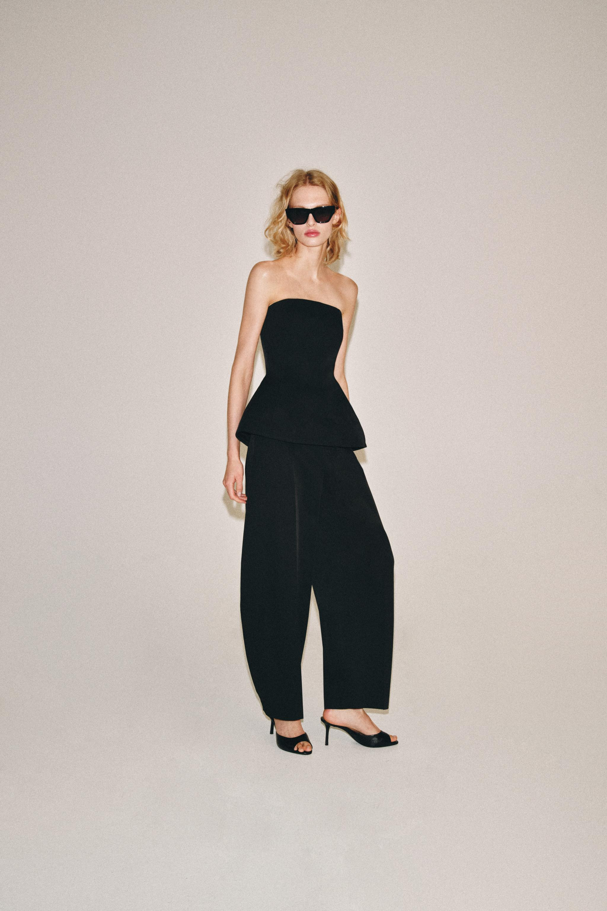 ZW COLLECTION WIDE-LEG TROUSERS | Zara US