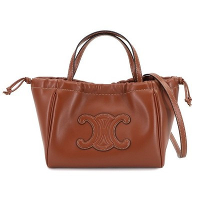 CELINE Small Cabas Drawstring CUIR Triomphe Hand Shoulder Bag 111013DU3 90304522 | eBay UK