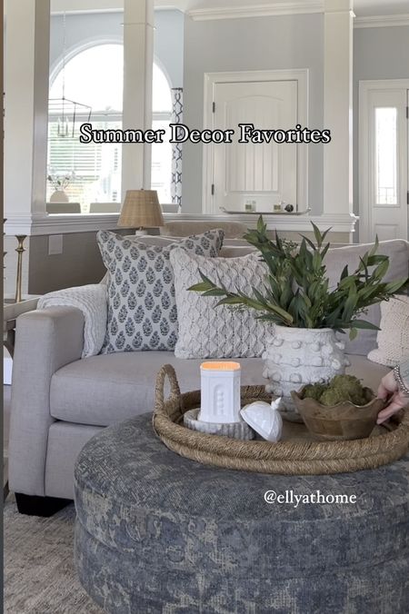 Best selling, favorite decor, with  greenery, minka vase, peony gazebo candle, and scallop wood bowl. Summer throw pillows, best selling $15 crochet pillow, throw blanket, sofa tray. Amazon home, Target, Anthropologie, Pottery Barn, Walmart. Free shipping.

#LTKVideo #LTKFindsUnder50 #LTKHome